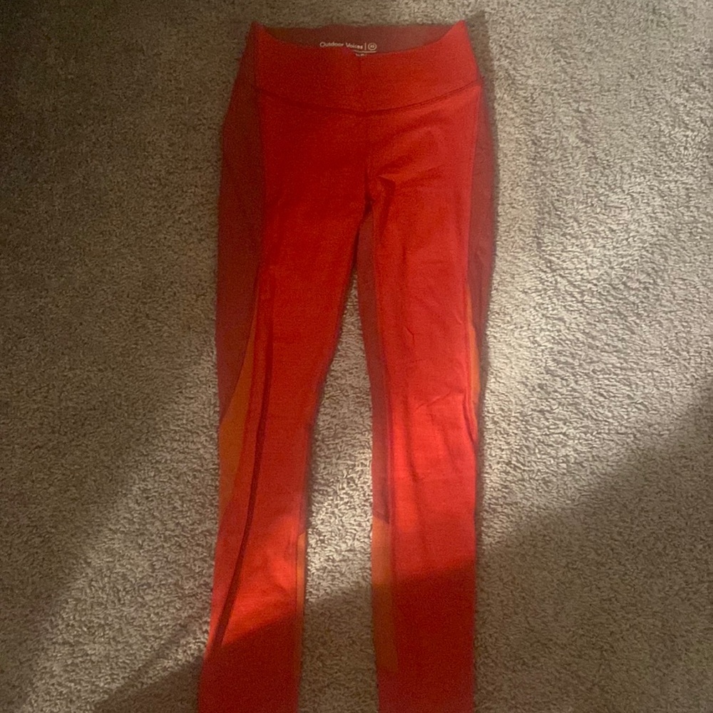 Ov Tech Sweat 7/8 Zoom Legging In Ruby/Currant/Br… - image 1